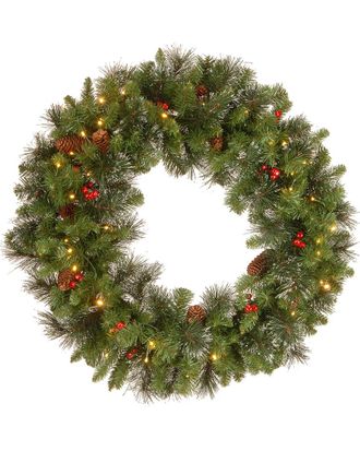 National Tree Company 30in Crestwood Spruce Wreath