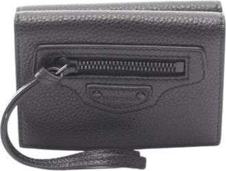 Balenciaga Pre-owned Wallets, female, Black, Size: ONE SIZE Pre-owned Vintage Wallet