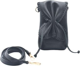 Carlos Falchi Cell Phone Butterfly Leather Bag in Black at Nordstrom