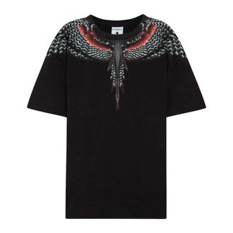 Marcelo Burlon T-shirt Wings Pixel - - Tops - Uomo - Nero - XS