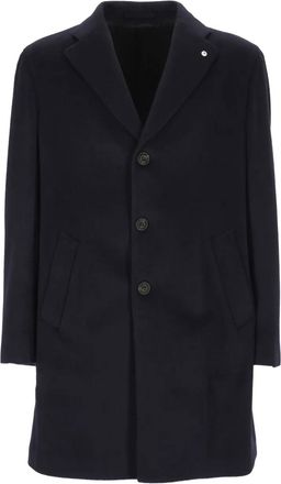 L.B.M. 1911 Cappotto con bottoni - Blu