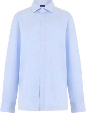 HUGO BOSS Camicia in cotone slim-fit - - Shirts - Uomo - Blu - L