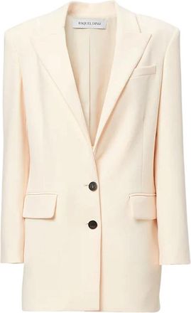 Raquel Diniz Jassen Wit - Dames - Blazers - Beige - M - Jassen