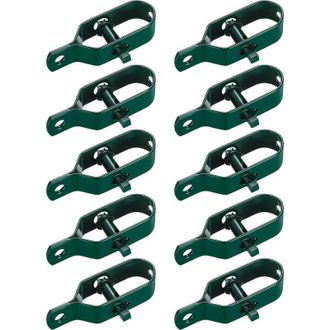 OEM 10 Tensores De Malla Met&aacute;lica, Tensores De Cercas, Tensores De Alambre De P&uacute;as, Kit De Conectores Para Tensores De Cuerda (verde)