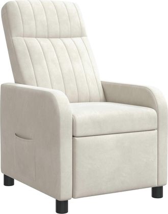 vidaXL Recliner Crema Pwnedbylord666ywh Vidaxl