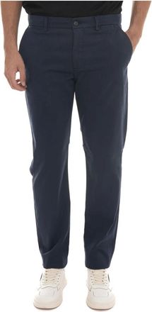 Harmont & Blaine Broeken, Heren, Blauw, 5Xl, Katoen, Narrow Fit Chino Broek