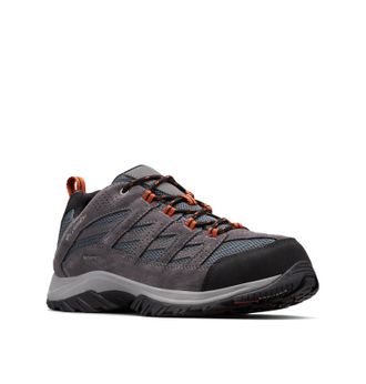 Columbia Mens Crestwood WP waterproof low rise hiking shoes, Grey (Graphite x Dark Adobe), 6.5 UK