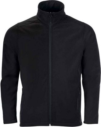 SOLS Heren Race Soft Shell Jas (Zwart)
