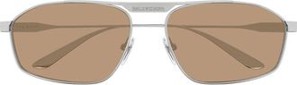 Balenciaga Sunglasses Bb0416 S 006 Ruthenium/Brown Men