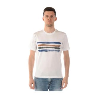 Ermenegildo Zegna Hombre, Camisetas, Blanco, Talla: S