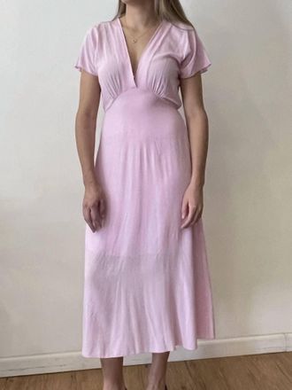 Astrid Midi Dress In Pink