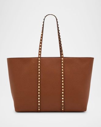 Valentino Garavani Rockstud Medium Leather Tote Bag