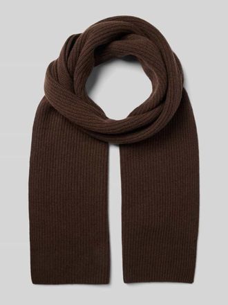 Marc O'Polo Schal aus Woll-Mix in Dunkelbraun Melange, Gr&ouml;&szlig;e 1