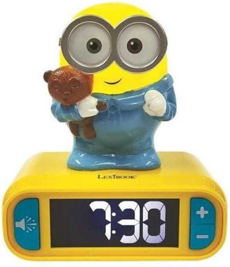 Les Tendances R&eacute;veil Veilleuse 3d Lexibook Les Minions Bob Rl800des Jaune