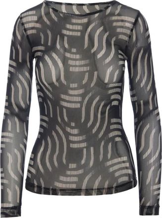 Bitte Kai Rand Blouses & Shirts - Dames - Longsleeves - Zwart - XL - Tops
