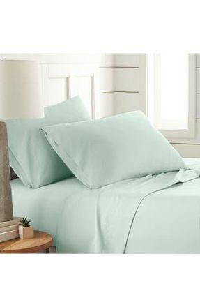 Southshore Fine Linens Classic Soft & Comfortable Brushed Microfiber Sheet Set in Light Green at Nordstrom Rack, Size California King