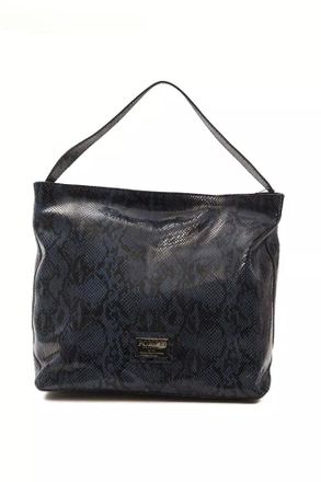 Pompei Donatella Blue Leather Women Shoulder Womens Bag