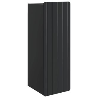vidaXL Armario De Pared Negro 33 X 34,5 X 94 Cm Madera De Ingenier&iacute;a Vidaxl