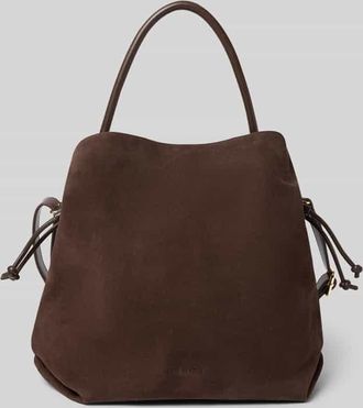 Hey Marly Handtasche in Suede-Optik Modell Cool Companion in Dunkelbraun, Gr&ouml;&szlig;e 1