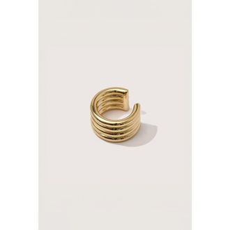 Otiumberg 14kt Gold Vermeil Stratis Cuff in Yellow Toned Gold at Nordstrom