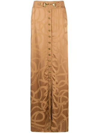 Balmain Gonna con effetto jacquard - Toni neutri