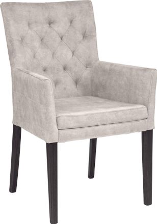 HOME AFFAIRE Armlehnstuhl »Colorado« () 1 Stk.Beine aus massiver Buche, wengefarben lackiert