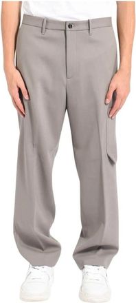 Nine In The Morning Broeken, Heren, Groen, M, Wol, Wide Broeken