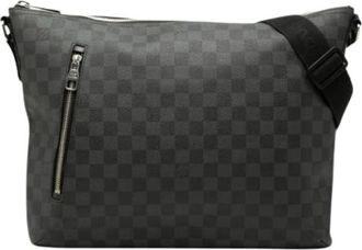 Louis Vuitton Pre-owned Cross Body Bags, male, Black, Size: ONE SIZE Pre-owned Damier Graphite Shoulder Bag
