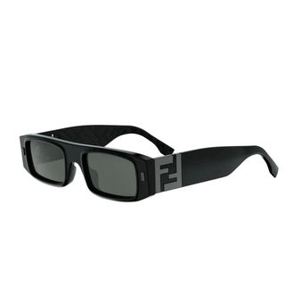 Fendi Sunglasses, unisex, Black, 52 MM, FF Squared Sunglasses