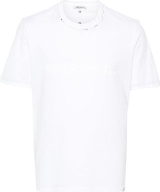 Premiata Athens logo-print T-shirt - men - Cotton - L - White