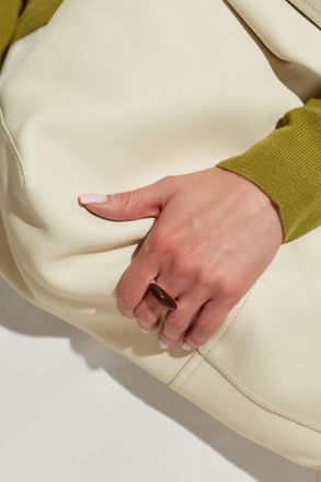 LI&Eacute; STUDIO Beatrice Ring With A Semi-precious Stone, Womens, Silver