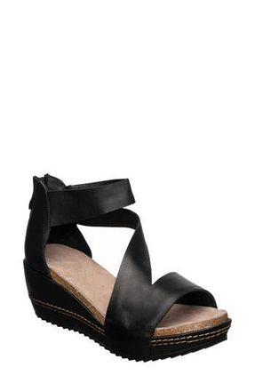 Antelope Davi Platform Wedge Sandal in Black at Nordstrom Rack, Size 8