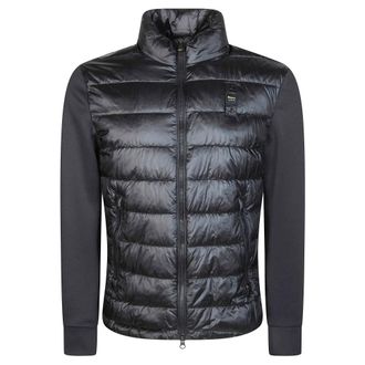 Blauer Winter Jackets, male, Black, Size: XL Biker NY Felpa