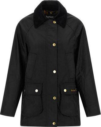 Barbour Modern Beadnell Waxjas - Dames - Zomerjassen - Zwart - S - Katoen - Jassen