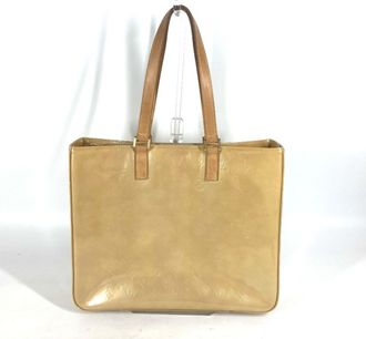 Louis Vuitton Beige Monogram Vernis Shoulder Bag Tote Bag (Pre-Owned)