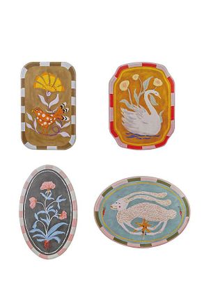 Anthropologie Botanical & Animal Gallery Wall Charms, Set of 4