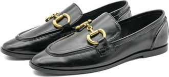 Jeffrey Campbell Velvet Loafers - Dames - Loafers - Zwart - 39 EU - Leer - Schoenen