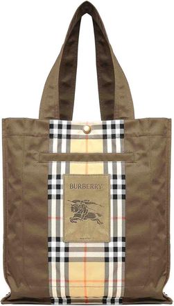 Burberry Trench Check Tote Bag