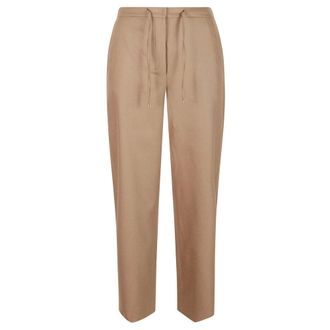 Max Mara Floria Pantalon - Dames - Broeken - Bruin - Maat: L Wol