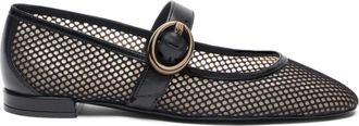 Stuart Weitzman Arabella Mary Jane - Dames - Ballerinas - Zwart - 36 EU - Leer - Schoenen
