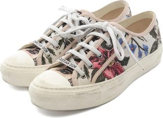 Dior WALKNDIOR sneakers - women - Leather/Rubber/Canvas/Rubber - 39 - White