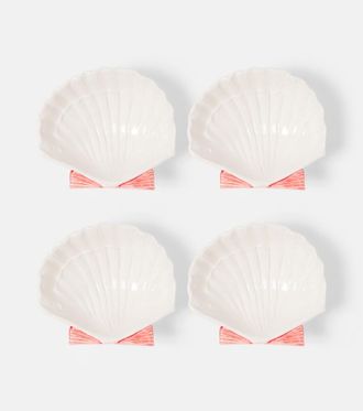 Les-Ottomans Set di 4 piatti da antipasto in ceramica