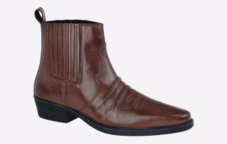 Woodland Nebraska Leather Mens - Brown - Size UK 12