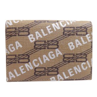 Balenciaga Brown Leather Wallet (Bi-Fold) (Pre-Owned)