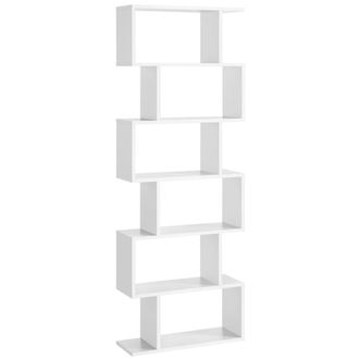 Vasagle Librer&iacute;a de 6 niveles de color blanco