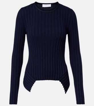 Stella McCartney Ribbed-knit cotton sweater
