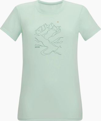 Regatta Womens Regatta Womens/Ladies Fingal Line Art T-Shirt - Green - Size: 16