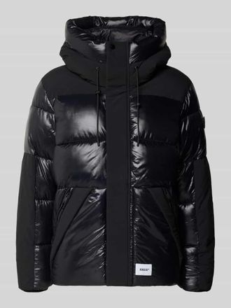 Khujo Steppjacke mit Kapuze in Black, Größe XXL