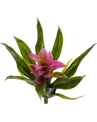 Nearly Natural Set Of 6 Bromeliad Artificial Flower Stem