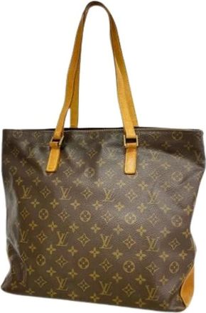 Louis Vuitton Pre-owned Tote Bags, female, Brown, Size: ONE SIZE Pre-owned Cabas Mezzo Tote Bag
